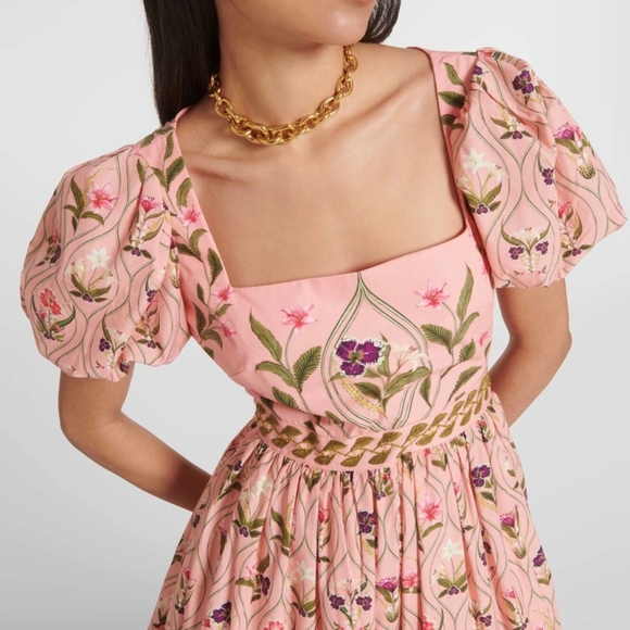 Agua by Agua Bendita Alga Pacifico tiered cotton midi dress - Picture 4 of 14